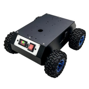 WD400 Wheeled Chassis Robot 130mm Wheeled Four-wheel Drive Steel Mobile Chassis