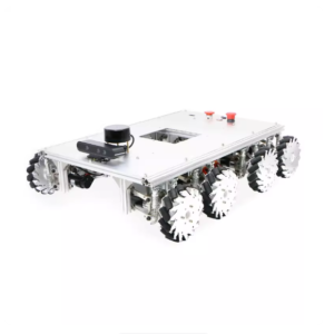 Eight Wheel Drive Mecanum Wheel ROS Intelligent Wheeled Chassis Omnidirectional Movement Independent Suspension Obstacle Avoidance and Shock Absorption