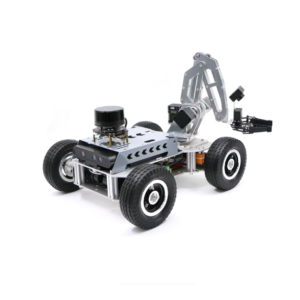Intelligent Chassis Automatic Navigation Driving Navigation Programming Visual Recognition Wheeled Four-wheel Drive Wheeled Chassis with Robotic Arm Robot