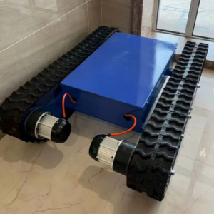 Carbon Steel Robot Chassis with Motor Use for Farm Industries Rubber Tracked Chassis Platform